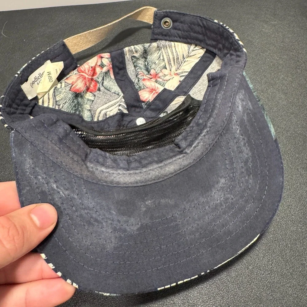 Goodfellow & Co Hat Cap Tropical Print Floral Hawaiian OSFM Strap Back Adult‎